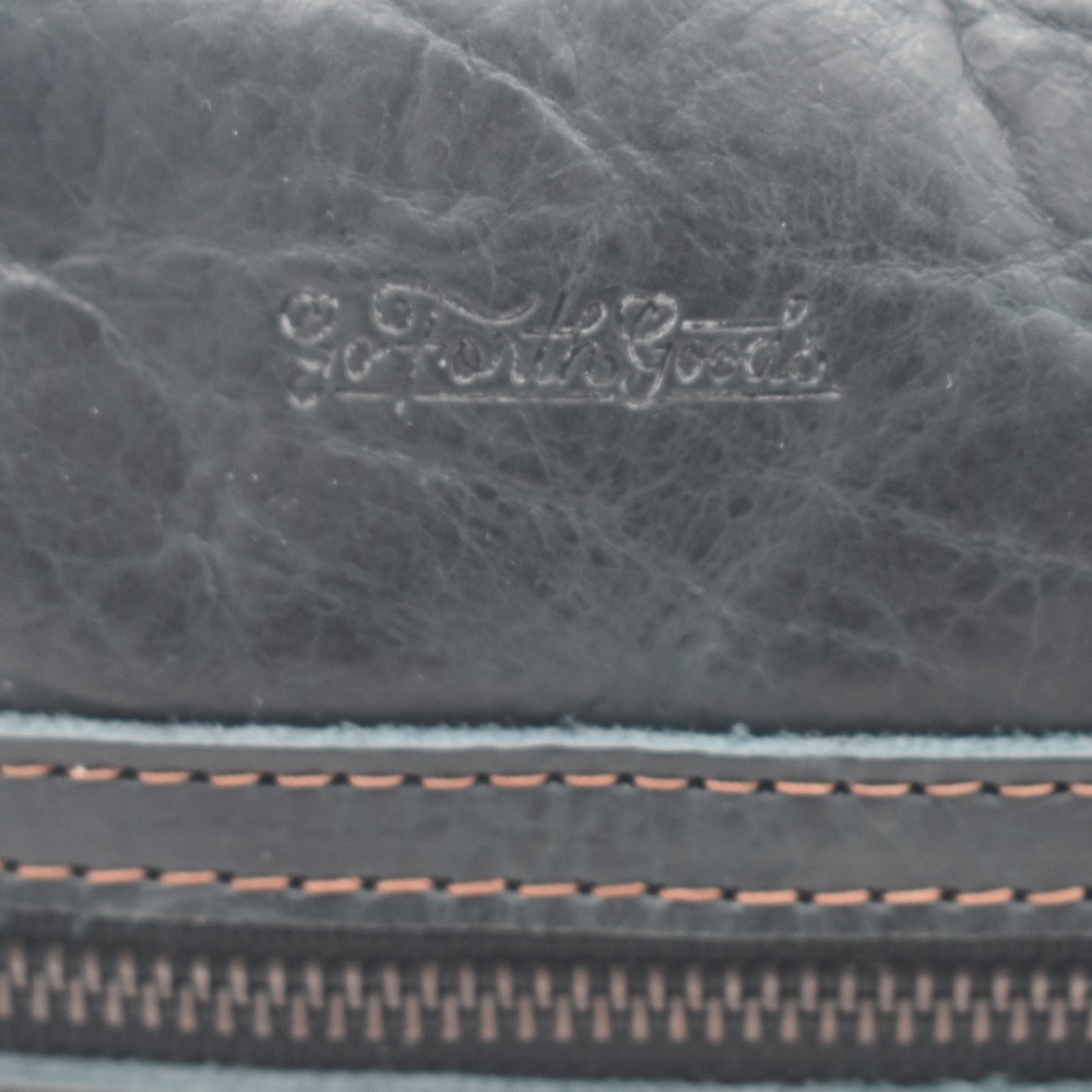 Go Forth Goods Original Sarah Leather Crossbody Indigo Bison with Custom Options - Picture 4 of 9